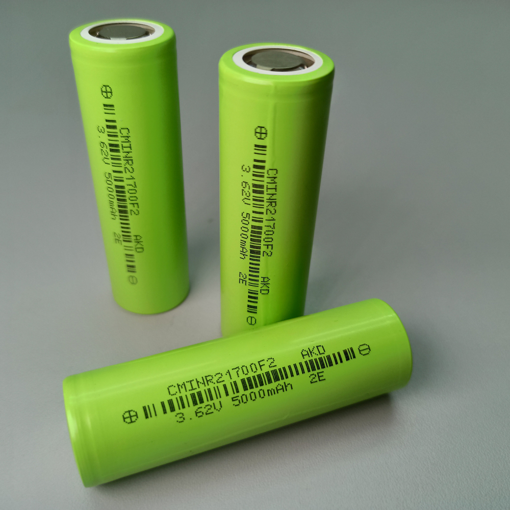 Li-ion 21700 3.7v среднетоковый INR21700 F2 5000 мАч (аналог SAMSUNG 50E)