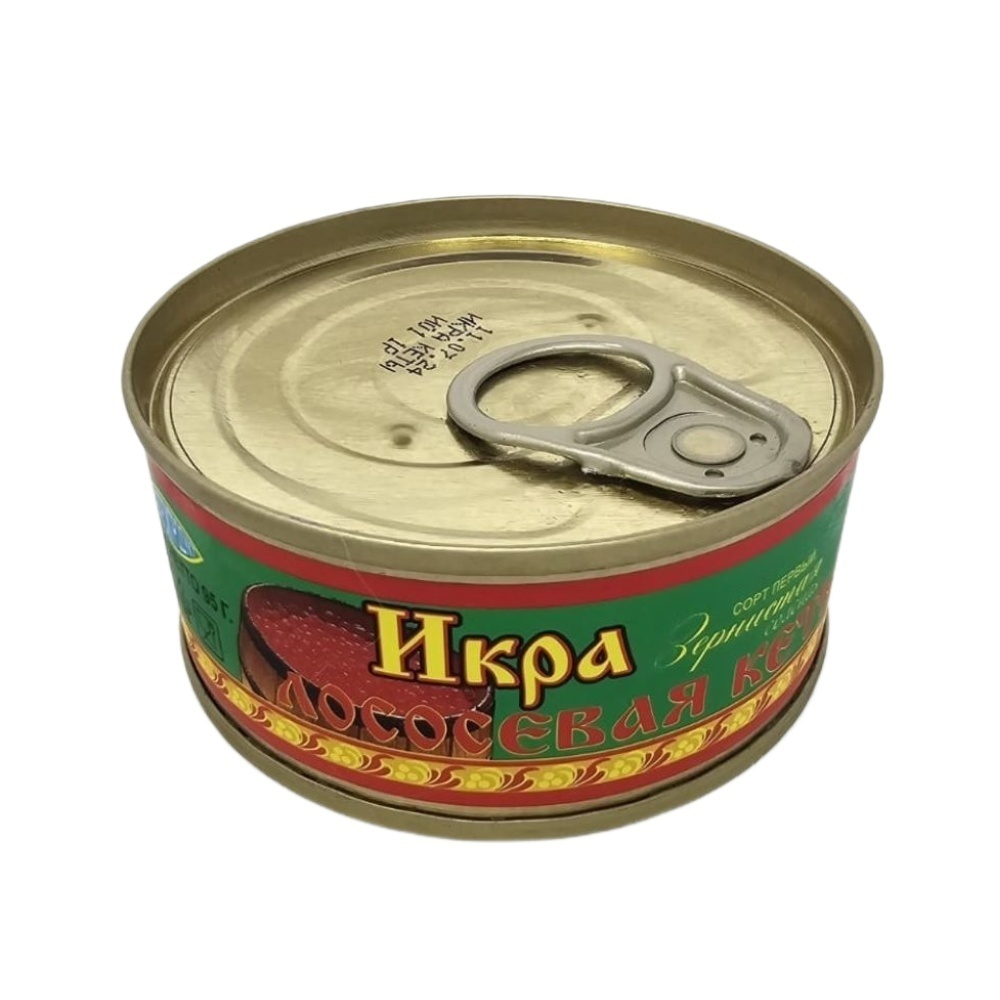 Икра Лососевая Кеты Зернистая Соленая 95г ж/б