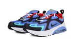 Middle-aged children Nike Air Max 200 low-cut running shoes blue and white