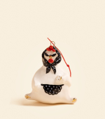 Ёлочная игрушка – Курица в платке | Александра Маврина