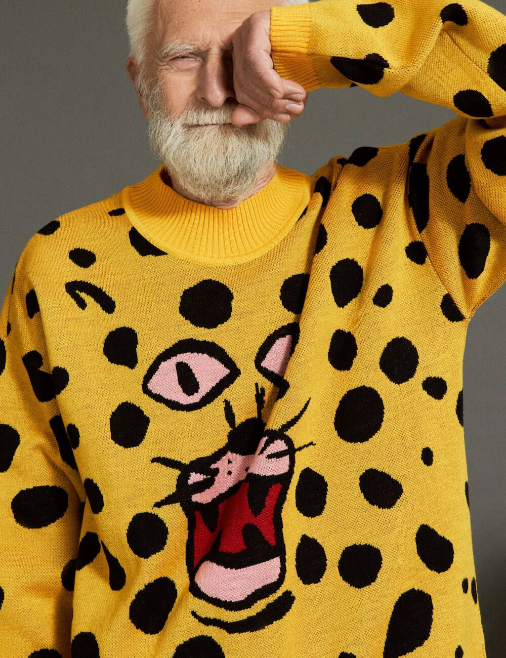 Свитер Кружок Леопард