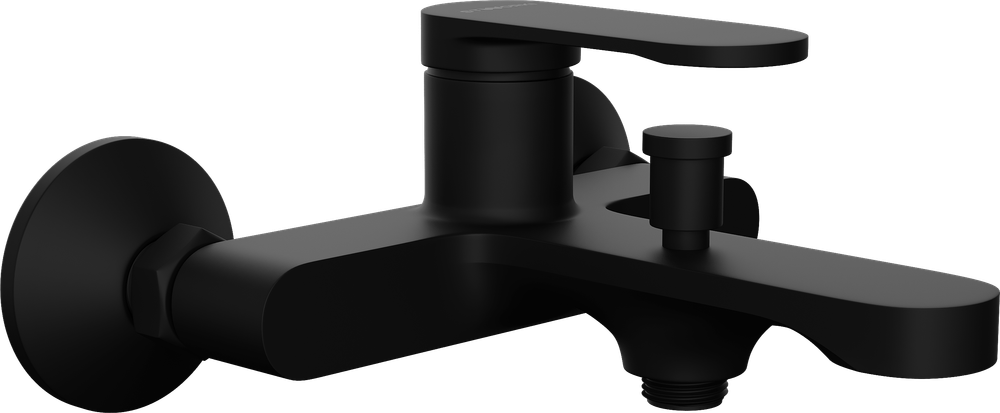 Смеситель для ванны с душем STWORKI Ноттвиль S34100BK матовый черный