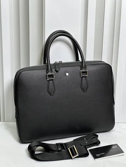 Портфель для документов MONTBLANC Sartorial черная
