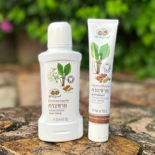 Ополаскиватель для полости рта на основе экстракта Безенбергии круглой Herbal Mouthwash Lesser Galanga Abhaibhubeijr