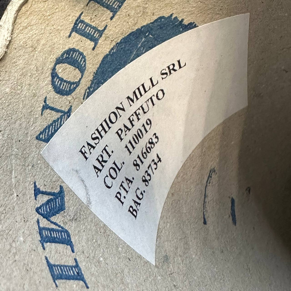 PAFFUTO - Fashion Mill; 40% меринос,25% мохер, 35% акрил; 400м/100гр; col. 110019, цвет: черный