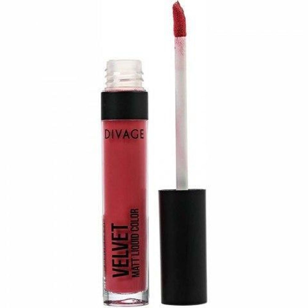 Divage Помада для губ Velvet Liquid Matte Lipstic Color, жидкая, матовая, тон №01