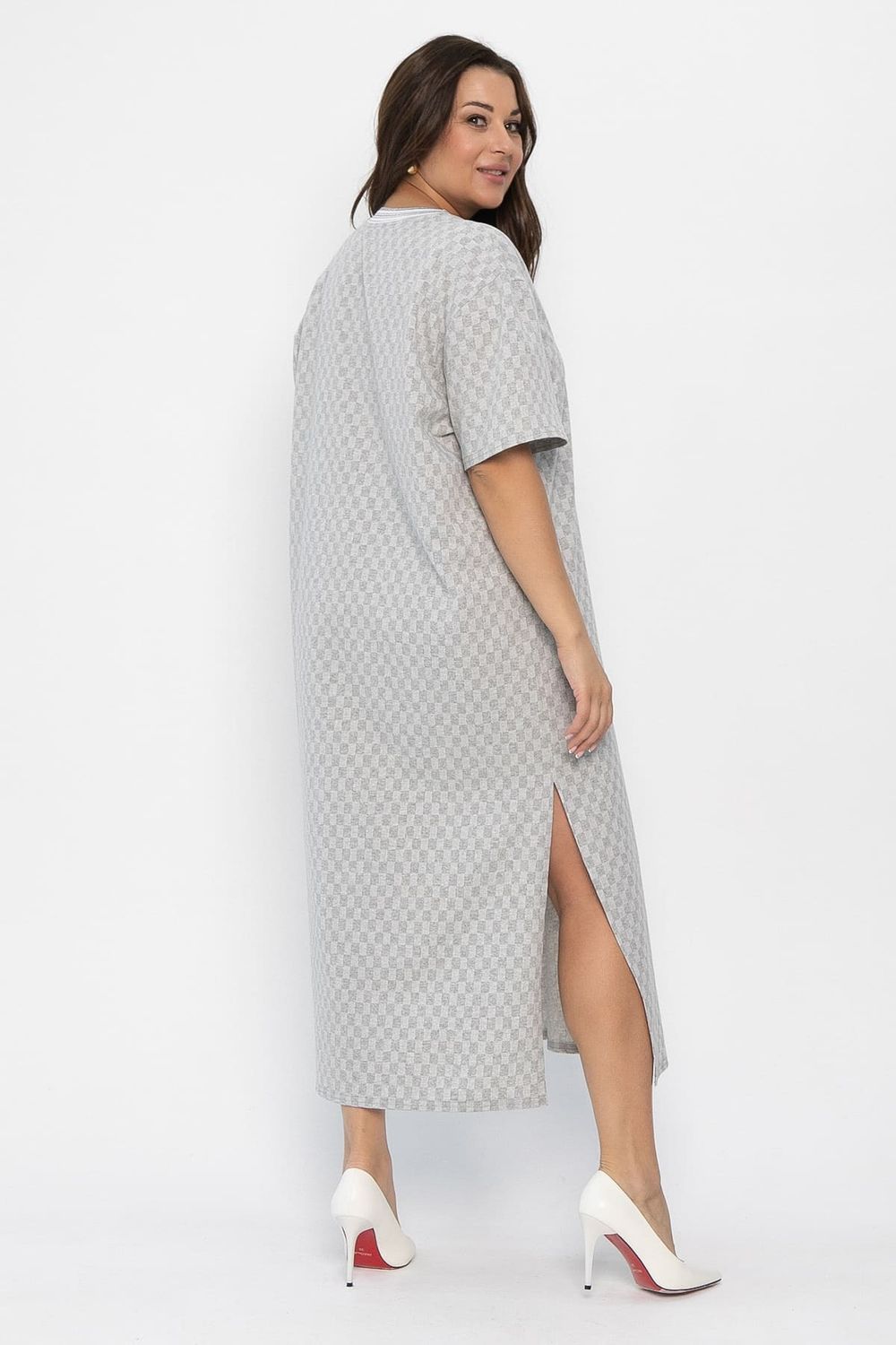 Платье Ривьера (серое) П13866-1М LT Collection