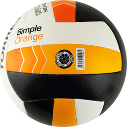 Мяч волейбольный TORRES Simple Orange V32125, размер 5