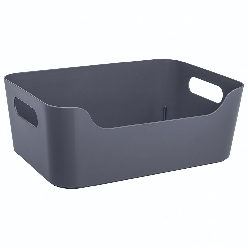 Корзинка универсальная "scandi", 340х240х140 мм, 10л (серый)