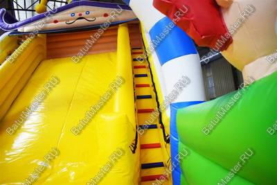 Надувной батут-горка "Шут", 10*5*9 м