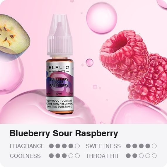 ELFLIQ - Blueberry Sour Raspberry (5% nic, 30ml)