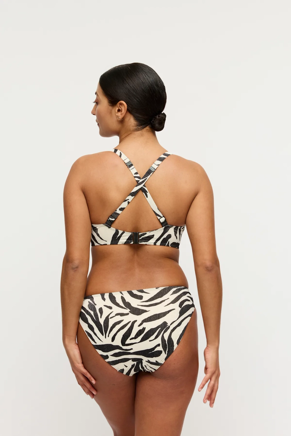 PRIMADONNA Swim Dalice Топ-балконет с поролоновой вставкой, зебровый принт