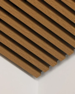 Комплект 1,7х1,7м кубообразного реечного алюминиевого потолка CESAL AR С 30/27 Дуб Медовый (для ванной, входных групп, санузлов и лоджий)