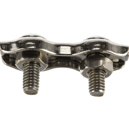 Двойной зажим из наржавеющей стали для троса 3мм Дуплекс