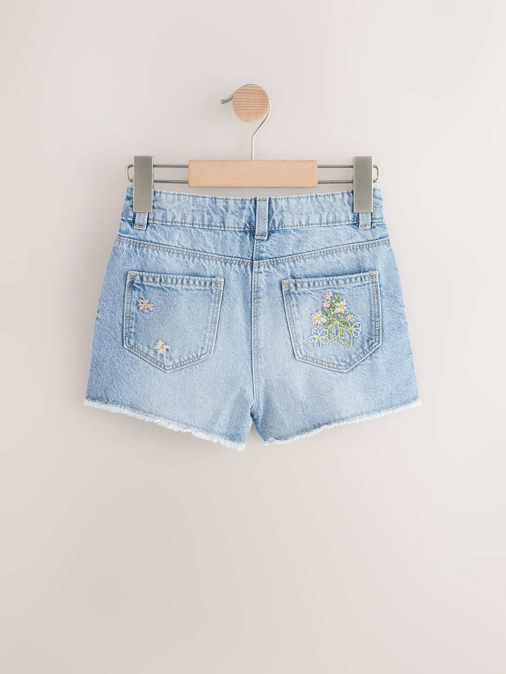 Шорты джинсовые для девочки Next E35-575, Голубой