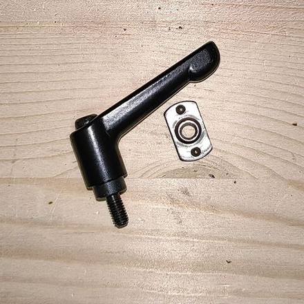 Рукоятка зажимная с внешней резьбой М6х12. Длинна рукоятки 48мм. 3842505144