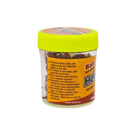 Насадка искусственная съедобная Червь (Earthworm) Helios (HS-NCH-E)