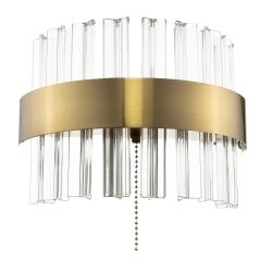 Citilux Рианна CL337313 LED Бра хрустальное с выключателем Бронза