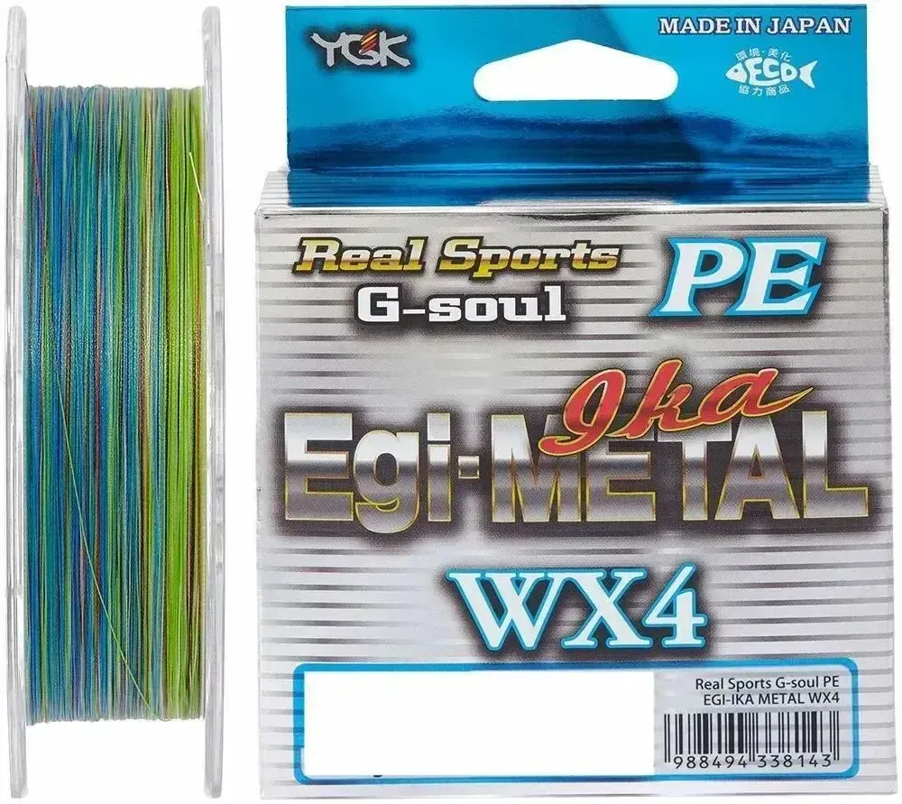 Плетенка YGK G-Soul PE Egi-METAL WX4 150m