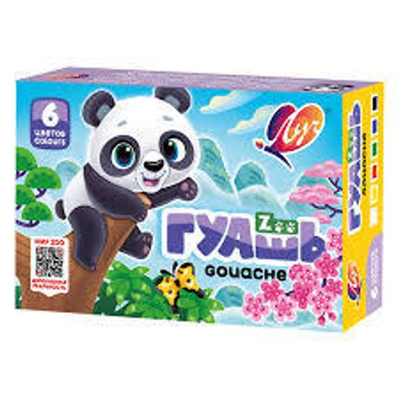 Quaş \  Гуашь Zoo 6 rəng