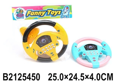 Руль музыкальный 24см, пакет 9084