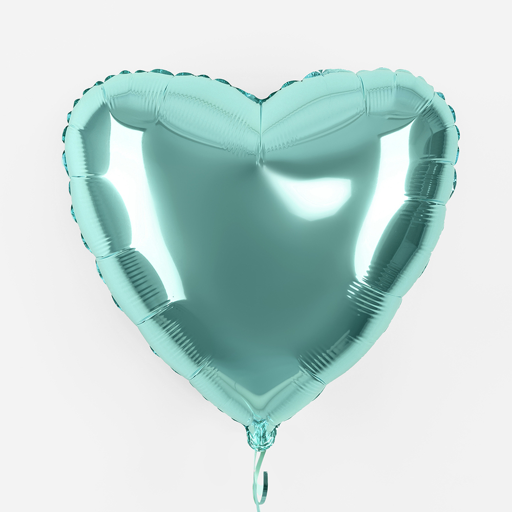 Сердце 18" Бирюзовый Fm