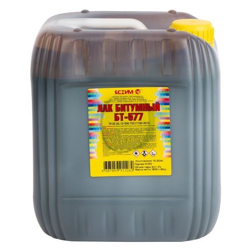 Лак битумный БТ-577 Ясхим 5 л