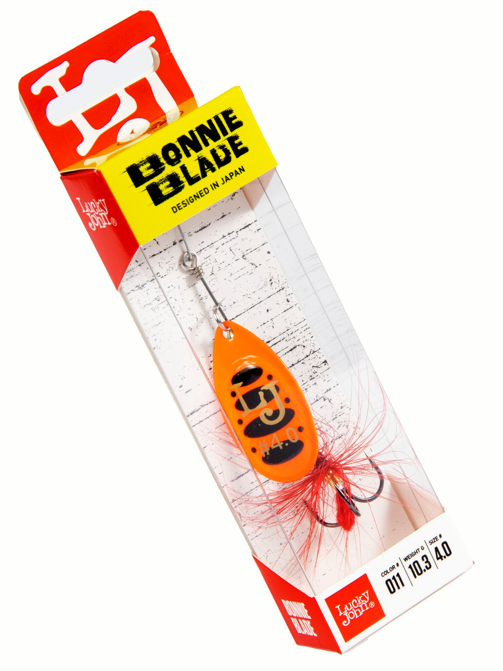 Блесна вращающаяся Lucky John BONNIE BLADE 4 10.3г 011 в блистере