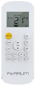 Сплит-система кондиционер инверторный Ferrum Force iFIS12F2С/iFOS12F2С на 35 м²