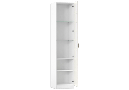 Витрина Woodville Ливерпуль белый, ясень ваниль НМ-1012-100