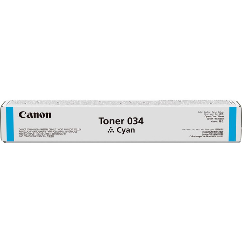 Тонер CANON 034 C голубой