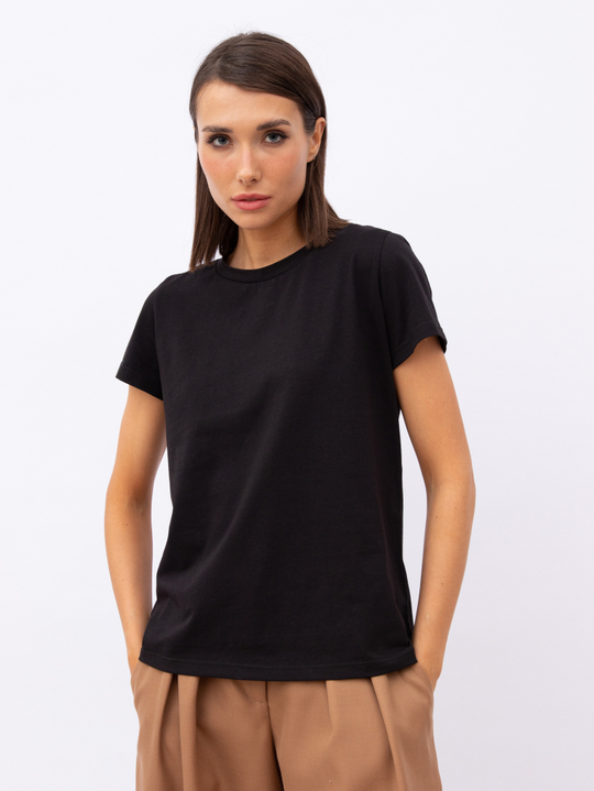 Футболка женская Anyday Icon T-shirt 01, цвет черный