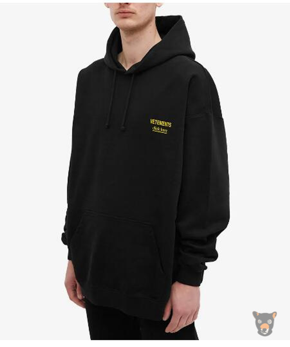 Худи Vetements "Click here"