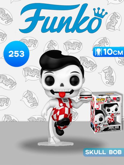Фигурка Funko POP! AD Icons Bob's Big Boy Skull Bob (253) 86211 / Фигурка Фанко ПОП! в виде маскота сети ресторанов Bob's Big Boy