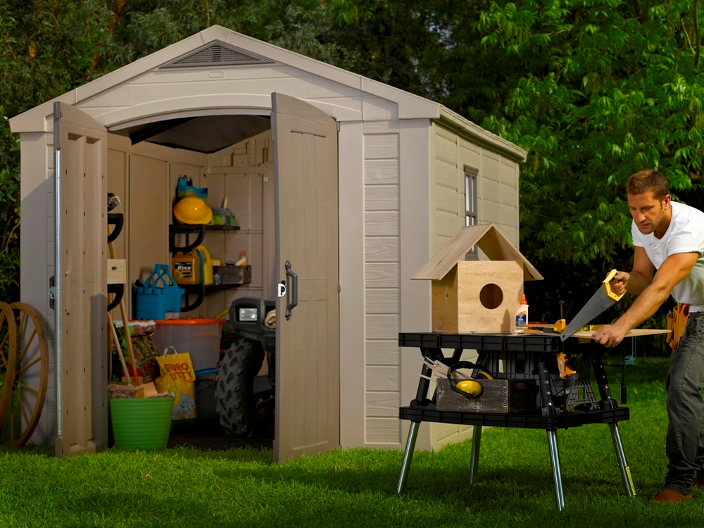 Пластиковый хозблок Keter Factor 8x11