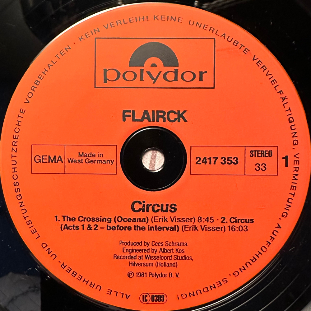 Flairck - Circus (Германия 1981г.)