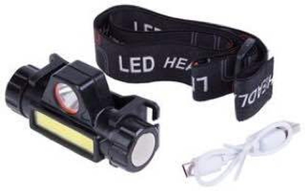 Фонарь налобный / двойной свет