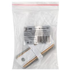 Коннектор ЭРА TR-1PA-IC-WH прямой для однофазного шинопровода белый