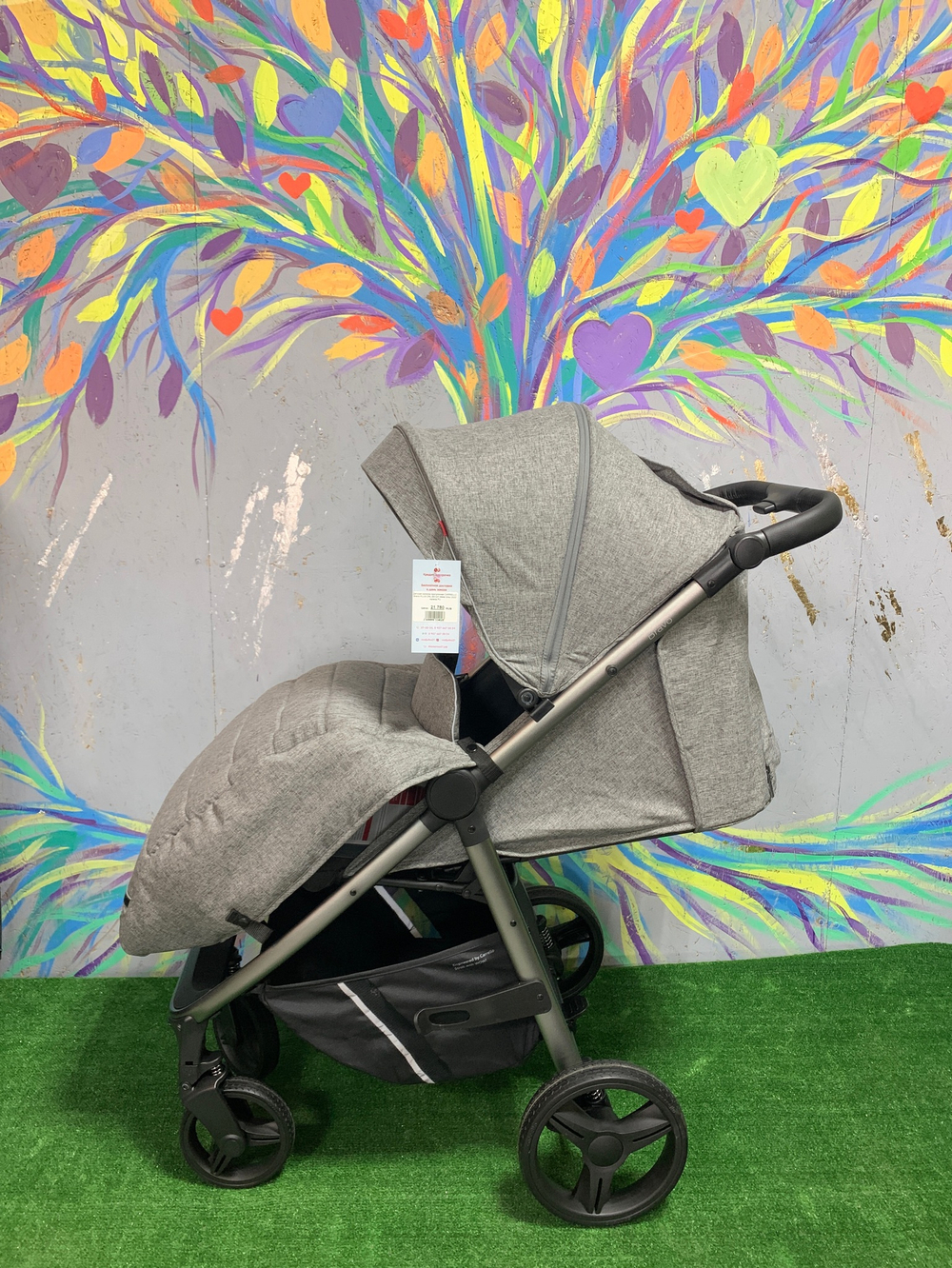 Детская коляска прогулочная CARRELLO Bravo PLUS CRL-8512/1 Metal Grey 2022 колеса PU