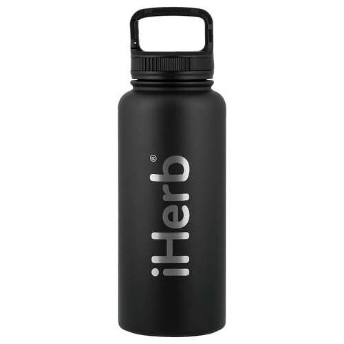 iHerb Goods, бутылка для физической активности iHerb®, Bohtal, черный, 960 мл (32 унции)