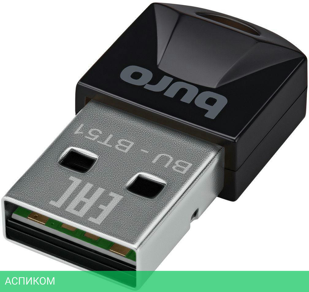 Bluetooth адаптер Buro BU-BT51 черный