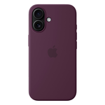 Силиконовый чехол с поддержкой MagSafe Apple Silicone Case для iPhone 16, Plum (Сливовый)