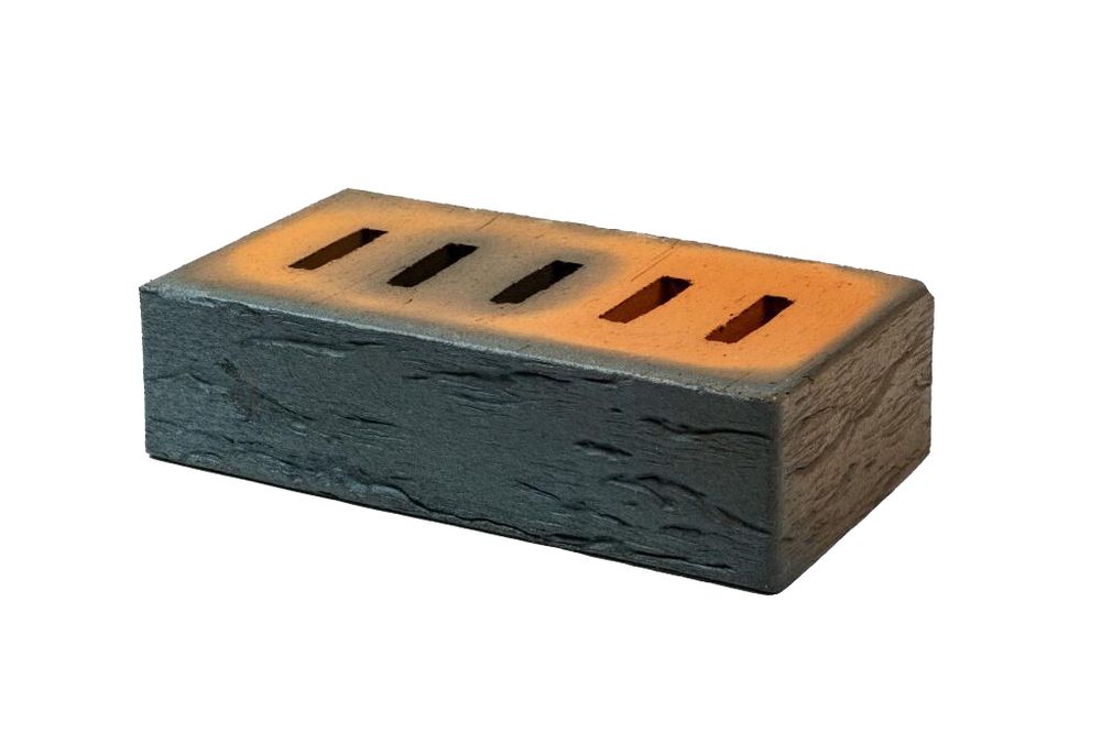 «Пятый элемент», 1НФ «Регенсбург» 250х120х65, “Одинарный условно полнотелый” Флэш руст - Кирпич лицевой керамический полнотелый