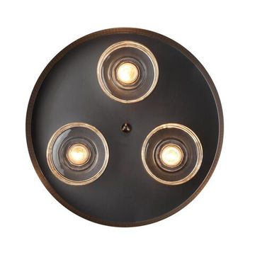 6598/3CY MODERNI LN25 156 черный/черный. коричневый металл, эко кожа/металл, стекло Подвесной светильник Е27 3*60W 220V BASALTO