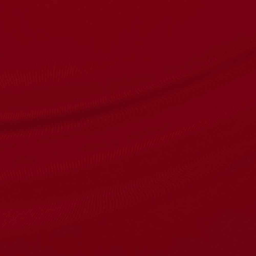 Шёлковый крепдешин (71 г/м2) рубиново-красного цвета