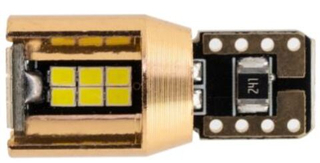 Светодиод 12V T10 18SMD 2016 WHITE CAN 5w БИ (без цок) (кт2шт) #X0101/2BL