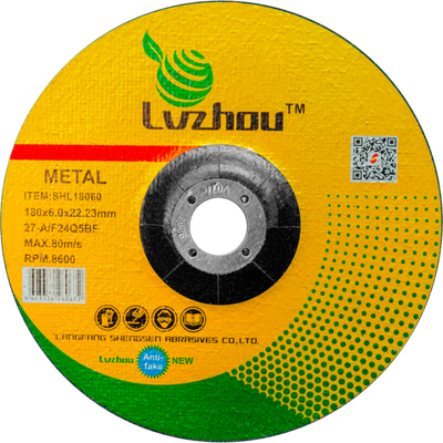 Круг зачистной по металлу LVZHOU 180х6х22,23mm, SHL18060
