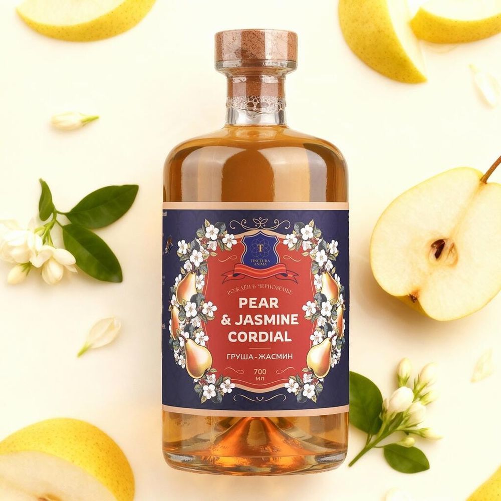 Кордиал основа для напитков ГРУША-ЖАСМИН 0,7л Tinctura Anima
