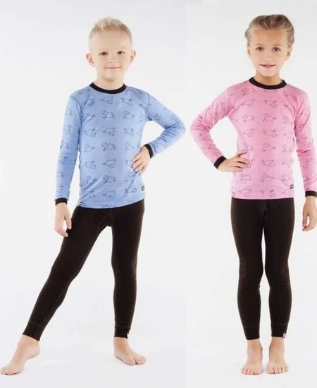 Термобелье однослойное детское Lopoma Easy Guard Girl Active 1236AB (рубашка+лосины)