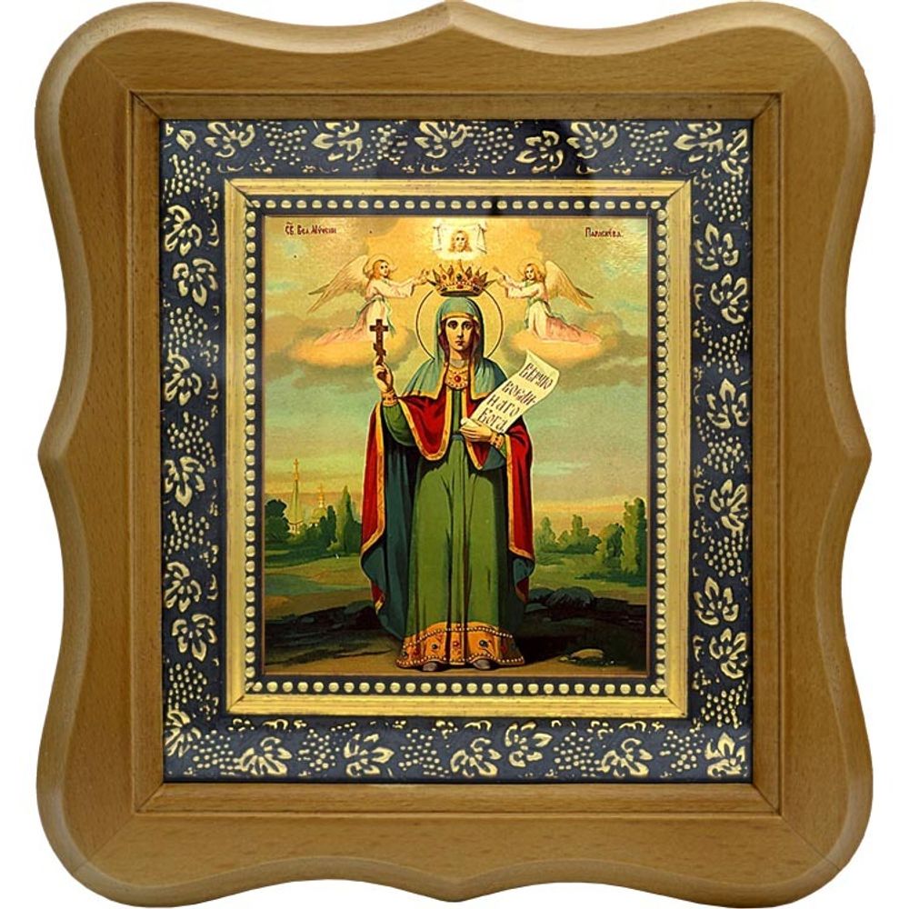 Святая мученица Параскева Пятница. Икона на холсте.